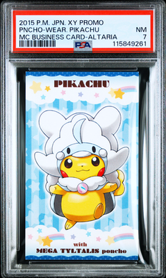 PSA 8 7 Pokemon Poncho Pikachu Charizard X Y Promo Japanese