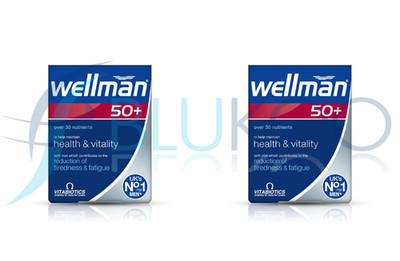 Vitabiotic Wellman 50+ - 30 Tabs (2er Pack)