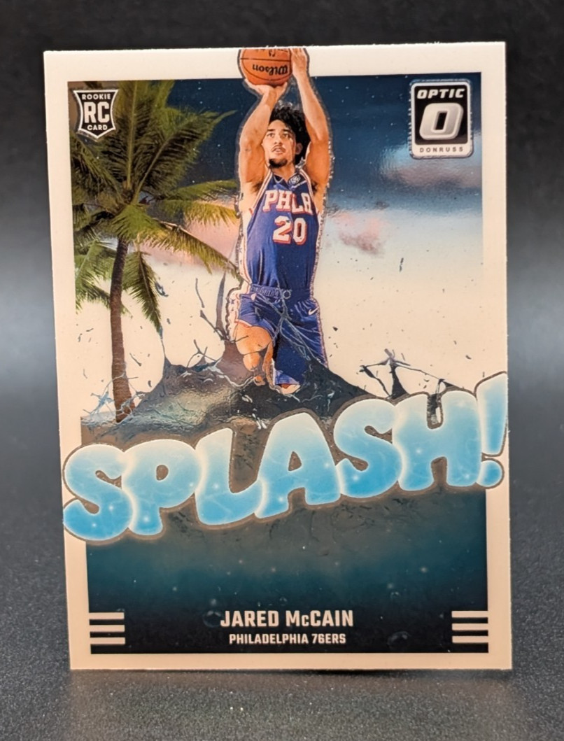 2024-25 Panini Donruss Optic Splash! #3 Jared McCain RC Philadelphia 76ers