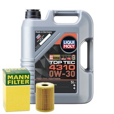 Motoröl 0W30 LIQUI MOLY Top Tec 4310 5L +MANN Ölfilter