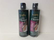 Cadillac Leather Cleaner Great for Shoes Boots Handbags Two 8oz Bottles SEALED