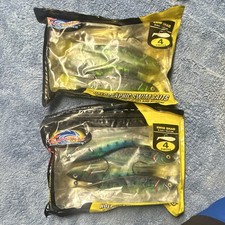 Tsunami Swim Shad 6 Swimbait Holographic Gree...