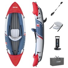 Hydro-Force Rapid X1 Inflatable Kayak, Inflatable 1 Person Kayak Complete Set