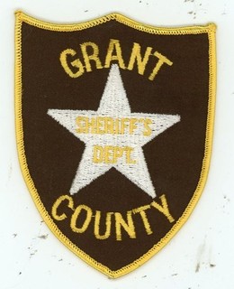 OREGON OR GRANT COUNTY SHERIFF DEPT NICE OLD VINTAGE SHOULDER PATCH POLICE