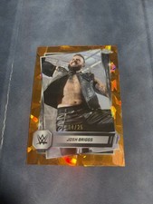 2025 Topps Chrome Sapphire WWE Josh Briggs Orange Refractor /25 #96