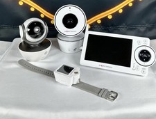Project Nursery Baby Monitor Set 5" Parent Unit, 2 Cameras Wrist Monitor