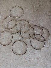 3.5" HEAVY DUTY 3 1/2" Loose Leaf Binder Rings Large Metal Book Ring 10 Pieces