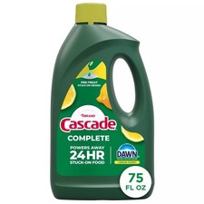 Cascade Complete Dishwasher Detergent Liquid 75 Ounce Pack of 1 , No Color