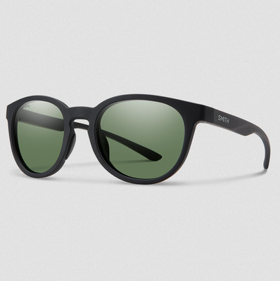 NEW Smith Eastbank Sunglasses Matte Black Chromapop POLARIZED Gray Green Lens