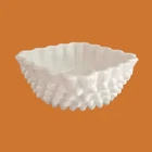 Vintage Fenton Square Milk Glass Hobnail Candy Nut Trinket Dish 4” Square