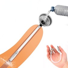 Silicone Hollow Urethral Penis Plug Urethra Stretcher Stretching Sound Dilator
