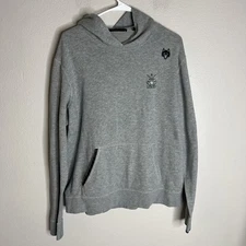 Greyson Golf Hoodie Men's Medium Pull Over Gray Casual Comfort Cotton Light Logo