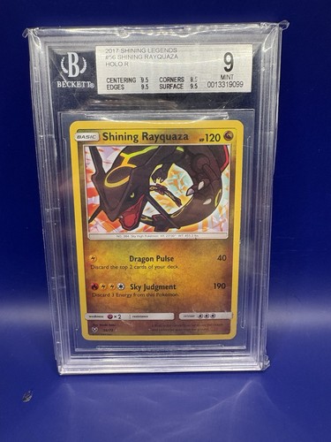 Shining Rayquaza graded BGS 9 for sale on eBay