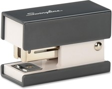 Mini Fash Stapler, 12 Sheets, Bla