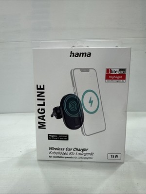 Hama Mag Safe Charger 15W Apple iPhone 12 13 14 15 KFZ Wireless Ladegerät 610