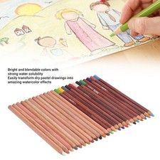 Soft Pastel Pencils 24 Colors Vibrant Drawing Set For Artists