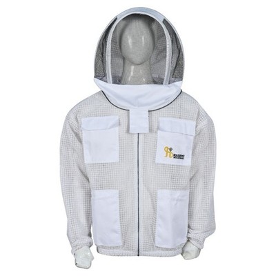 Full Ventilated Mesh Bee Jacket Fencing Veil Maximum Protection and Comfort 3XL