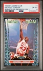 1992 TOPPS STADIUM CLUB BEAM TEAM MEMBERS ONLY #1 MICHAEL JORDAN PSA 6