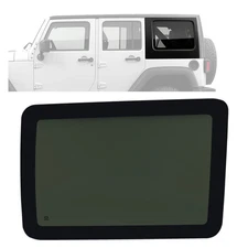 Driver Left Side Rear Quarter Window Glass For JEEP Wrangler 2007-2010 4 Door