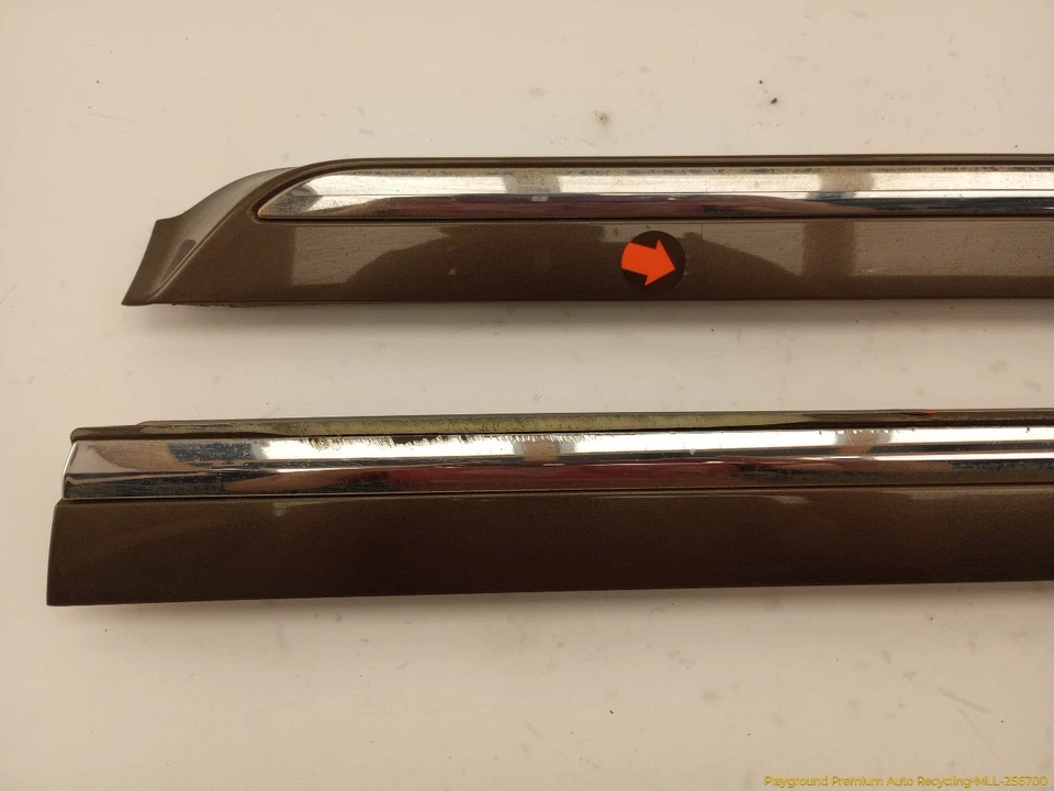 Par de molduras de puerta inferior exterior delantera marrón para Volkswagen VW Beetle A5 para 12-19 Foto 3 de 4