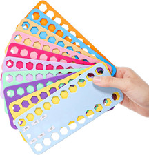 10Pcs Embroidery Floss Organizer, 10 Color Plastic Floss Bobbin, Cross Stitch Th