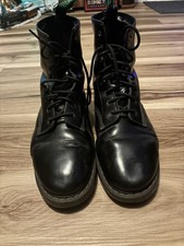 Solovair 8-Eye Derby Boots high shine