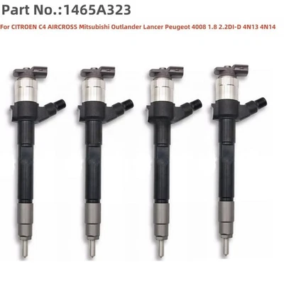 4x Dieselinjektoren 1465A323 1465A306für Mitsubishi Outlander Lancer 1.8 2.2DI-D