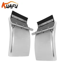 Pair Universial Heavy Duty Stainless Steel Quarter Fenders With Brackets