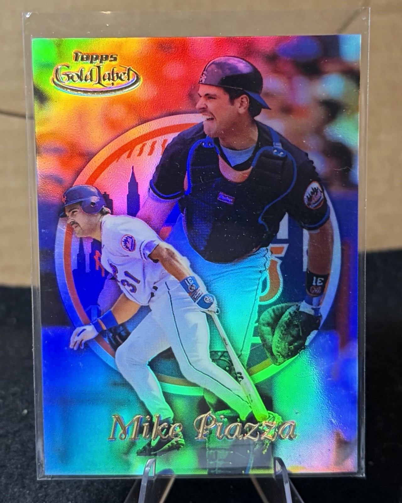 1999 Topps Gold Label - Mike Piazza #1 New York Mets HOF