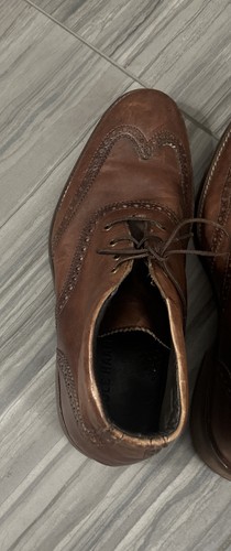 Cole Haan Liam Chukka II Botas Cuero Marrón Punta de Ala Tobillo C11053 Para Hombre EE. UU. 8,5 M - Imagen 11 de 22