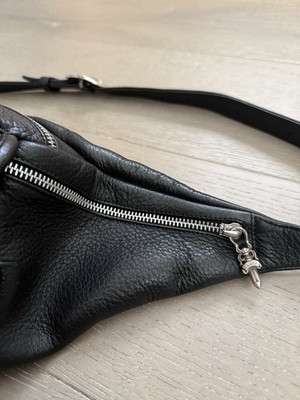 Chrome Hearts Standard Size Black Snat Pack Bag Waist Crossbody