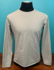 ZeroXposur Men's Long Sleeve Brushed Fleece Base Layer Shirt - Size Medium, Gray