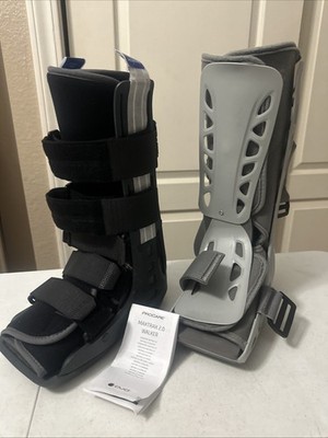 2 Aircast AirSelect Walker Brace Walking Boots, Small Standard Air Cast Leg Foot