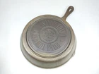 Vintage San Antonio River Mill Brand Cast Iron Skillet 3-Notch Lodge 10" Restore