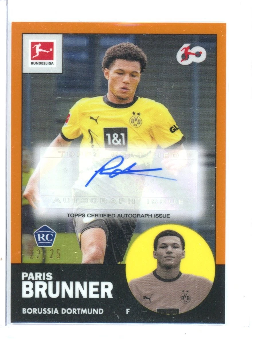 Topps Soccer Borussia Dortmund Autographed Sports Trading Cards