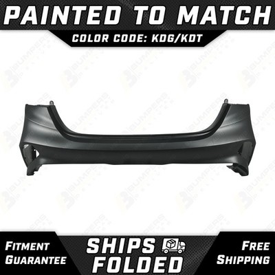 NEW Painted *KDG/KDT Grey* Rear Bumper Cover Replacement for 2022-2024 Kia Forte