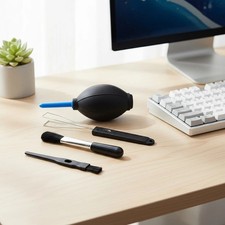 Keyboard Cleaning Kit with Mini Brush, Air Blower, and Cleaning Cloth Set