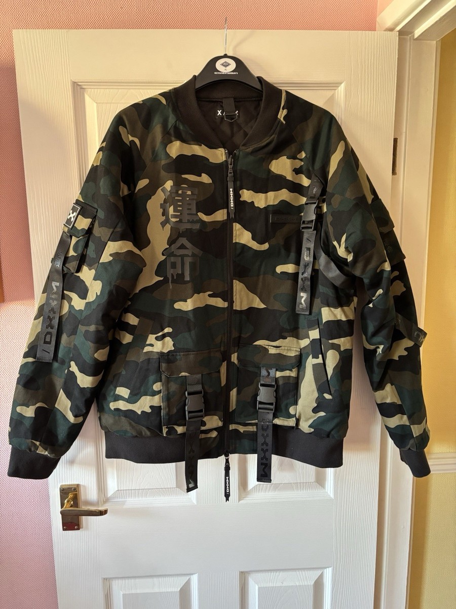 scarlxrds DXXMLIFE Men's L-4 A Camo Utility Bomber Jacket UK