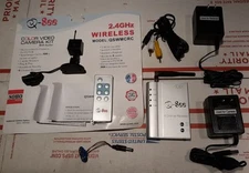 Q-See Color Video Camera Kit with Audio #QSWMCRC. 2.4Ghz Wireless Camera, ...