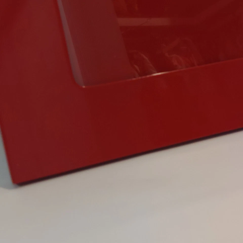 Marco Collage Celuloide Geométrico Rojo Retro Mediados de Siglo Mod Arte Pop Atómico 12" Foto 2 de 4