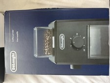 DeLonghi KG79 Professional Burr Coffee Grinder Black, New & Sealed as Photos