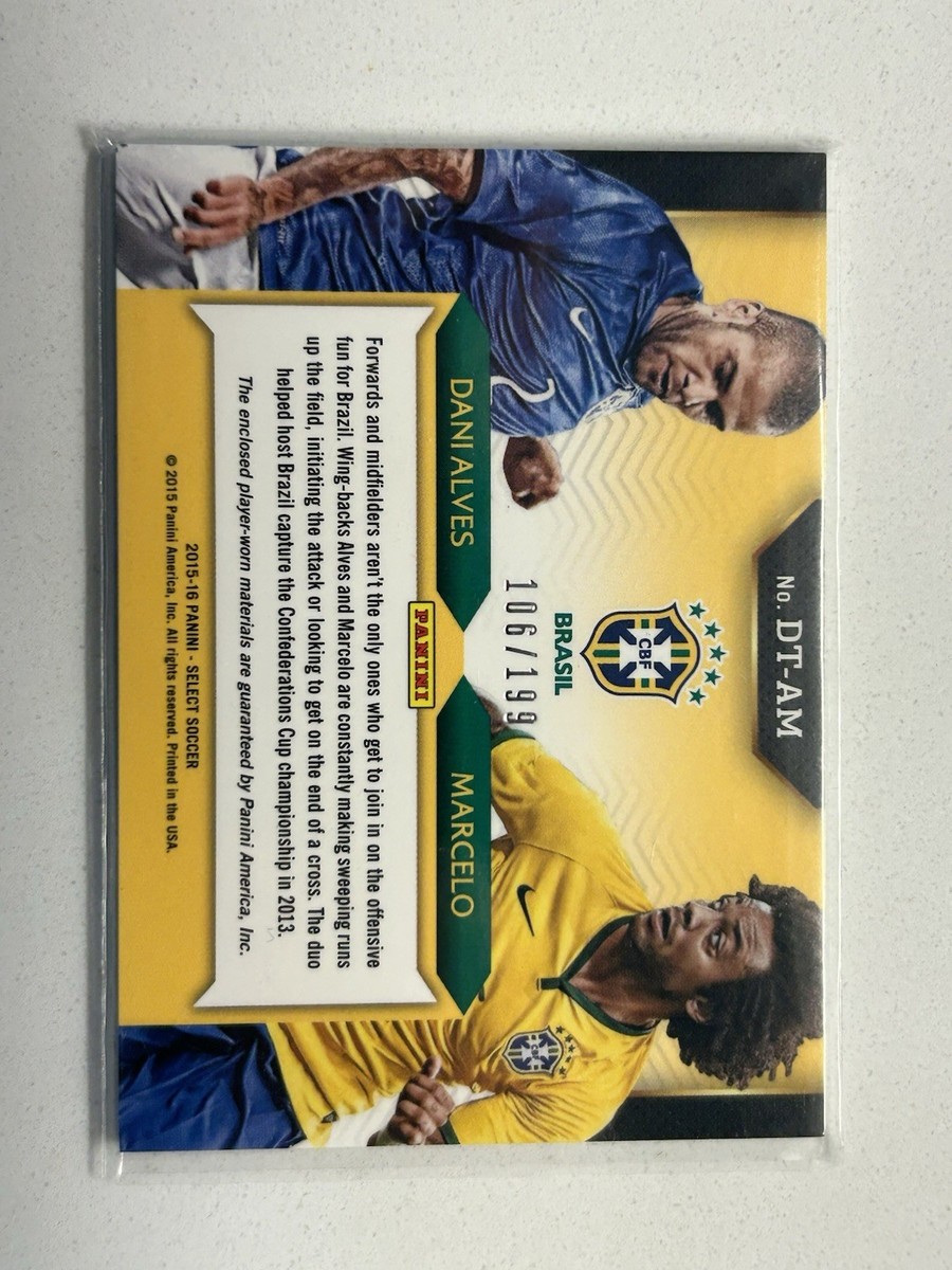 2015-16 Panini Select Marcelo Dani Alves /199 Jersey Material