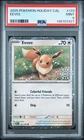2025 POKEMON HOLIDAY CALENDAR #133 EEVEE PSA 9