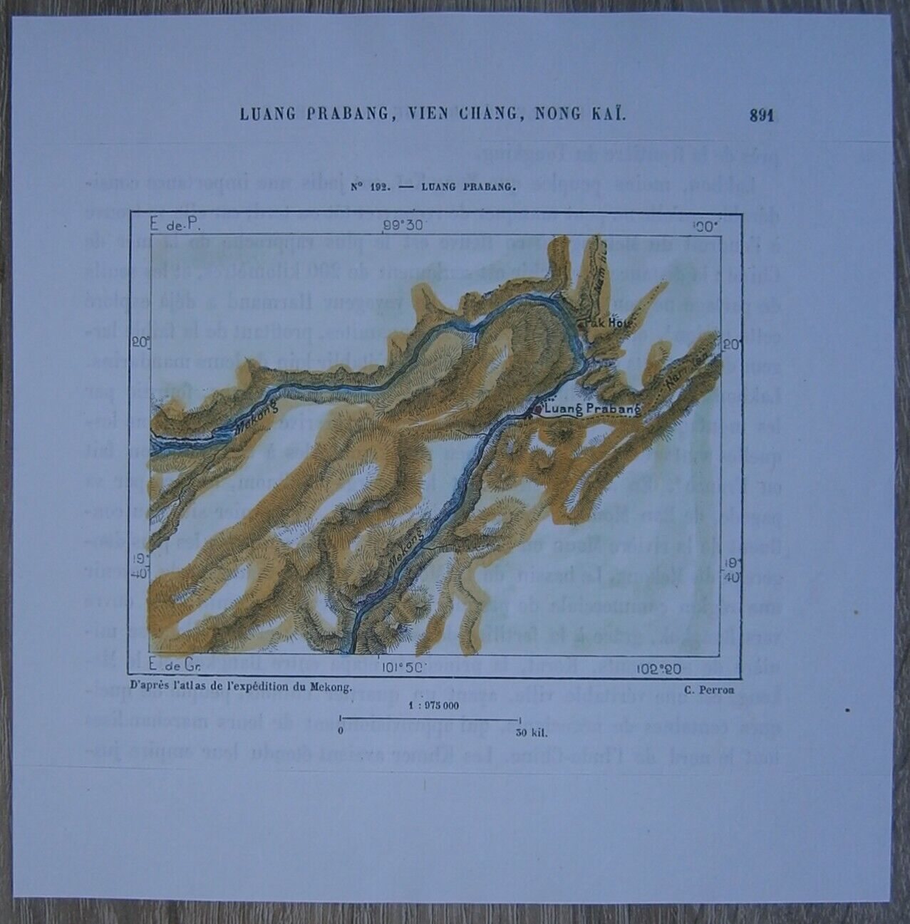超新作 1883 Perron map LUANG #192 PRABANG 高級品市場 LAOS