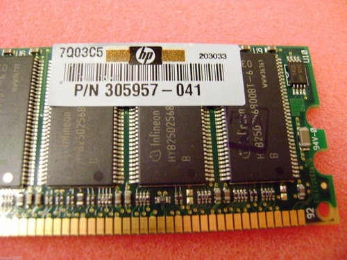 HP D530 Smart Modular SM5643285D8N6CLIBH DIMM 256MB PC2700 CL2-5 * 305957-041 - Picture 2 of 5