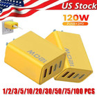 120W 4-Port Usb C Fast Wall Charger Block All Cell Phone 16 15 13 11 X iPad lot