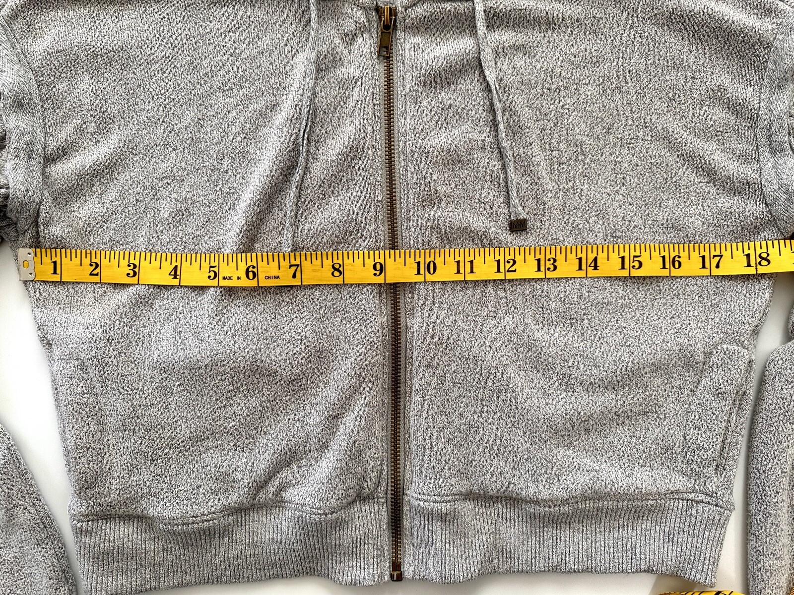 Make + Model Womens Jacket Sz Xs Heather Gray Cro… - image 3