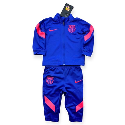 FC Barcelona Baby Trainingsanzug 70-75  75-80 - 6-9 / 9-12 Monate Nike Trikot