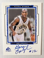 1999 SP Top Prospects Vital Signs Gary Lumpkin #GL Auto Autograph