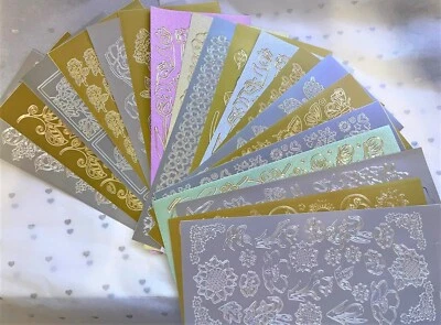 Peel Off Stickers - ROBINS FLOWERS BIRDS BUGS SUNFLOWERS 37 options *see offer*